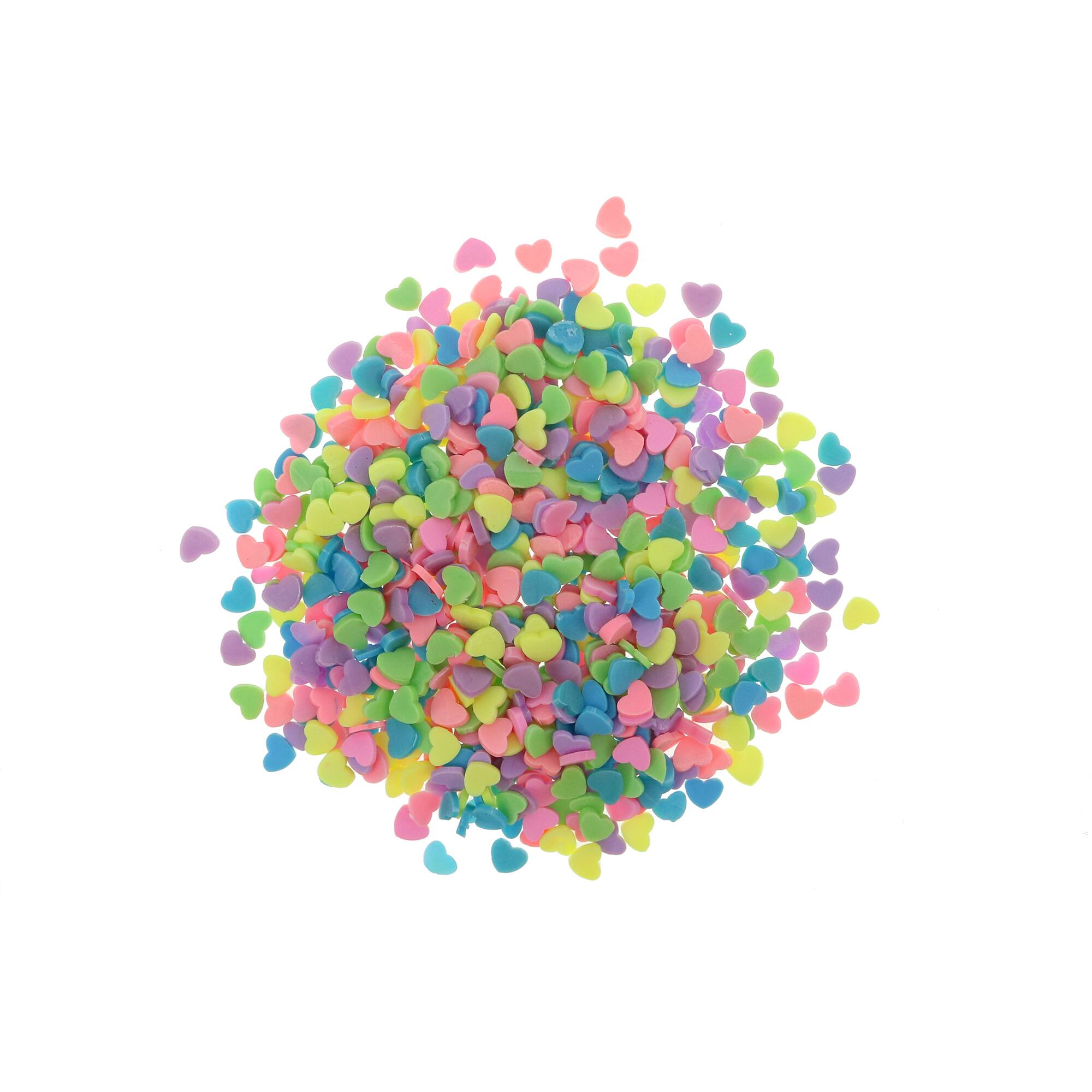 Heart Shaped Clay Glitter by Creatology™